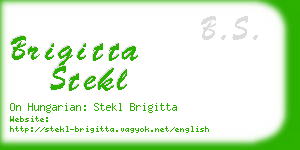 brigitta stekl business card